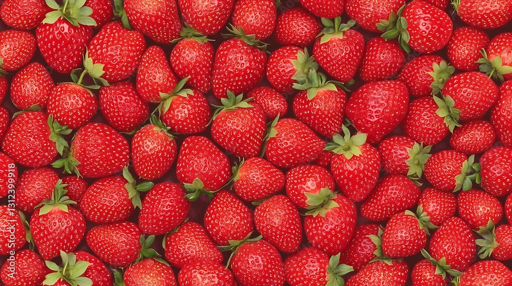 Strawberries fill the frame. Background blur highlights fruit. Use Food blog, summer recipe Strawberries fill the frame. Background blur highlights fruit. Use Food blog, summer recipe