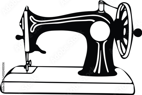 old sewing machine
