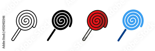 Cupcake Icon Set Multiple Style Collection