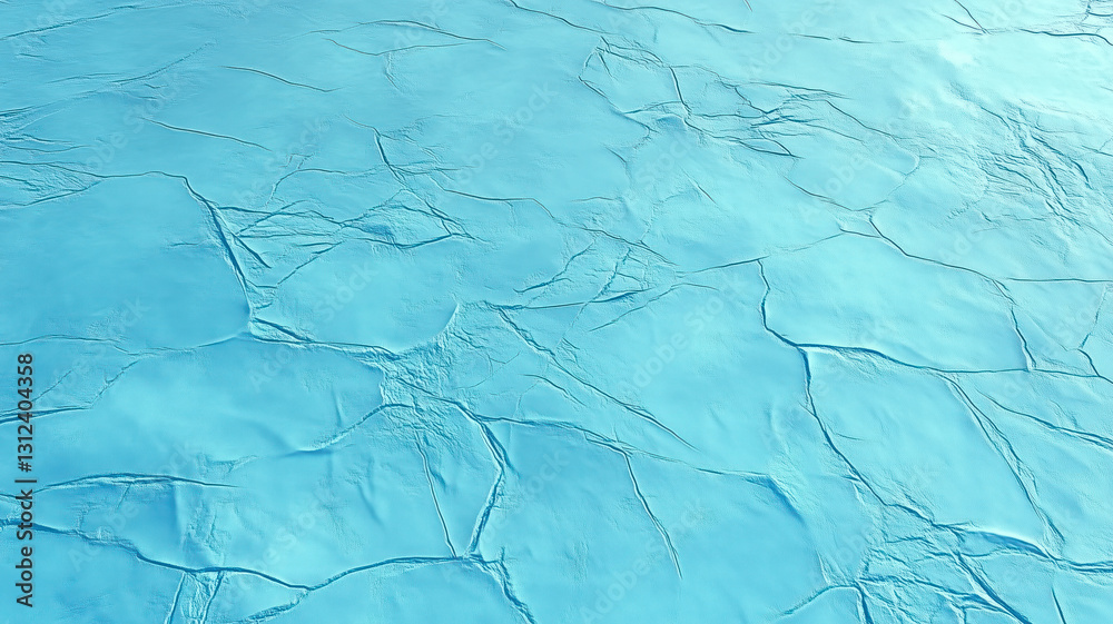 Naklejka premium Discover stunning glacial ice seamless texture with deep blue hues and intricate frozen patterns in high-detail rendering