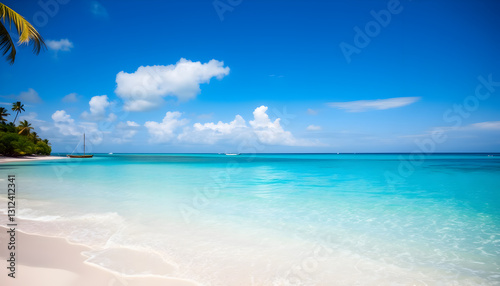 Tropical Beach: Turquoise Water, White Sand