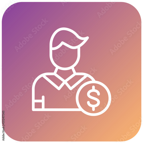 Vector Design Buyer Icon Style