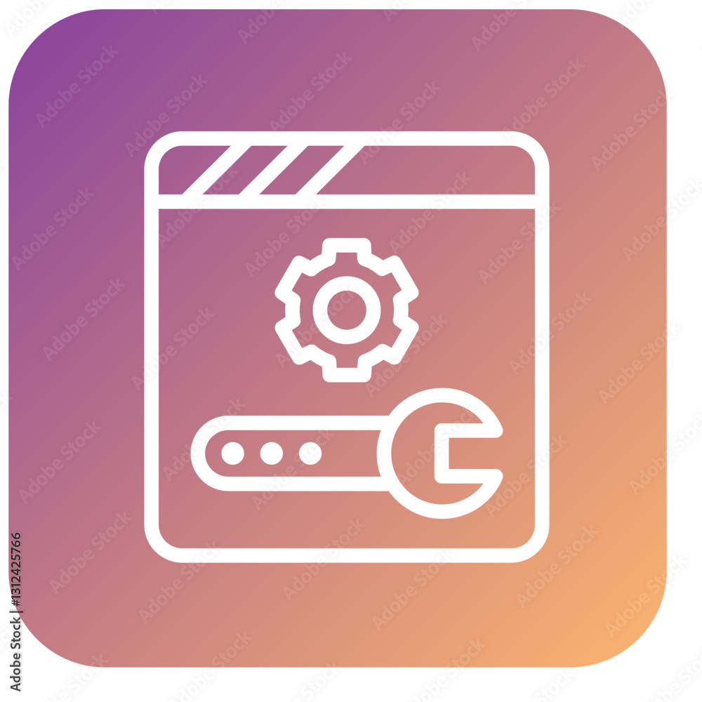 Vector Design Maintenance Icon Style Vector Design Maintenance Icon Style