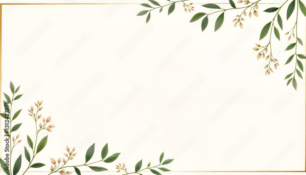 Elegant wedding invitation background with rustic olive accents, sophistication Elegant wedding invitation background with rustic olive accents, sophistication