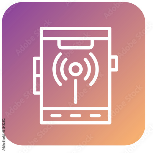 Vector Design Mobile Hotspot Icon Style