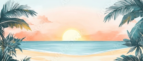 seaside invitation template