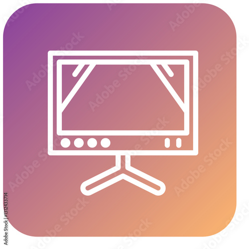 Vector Design Television Icon Style