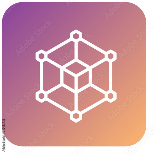 Vector Design 3d Modeling Icon Style