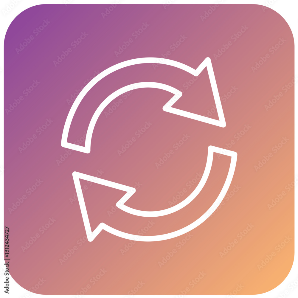Vector Design Repeat Icon Style Vector Design Repeat Icon Style