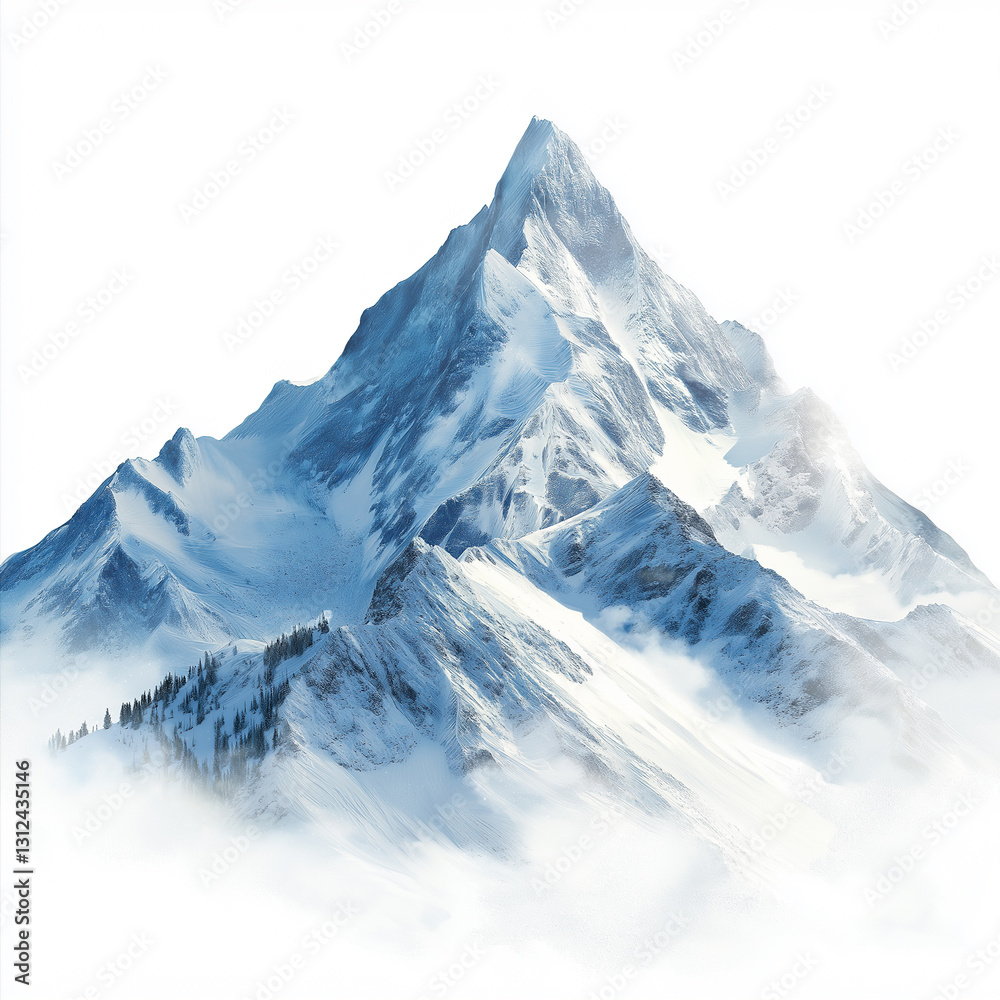 Snow Mountain for Nature Background Snow Mountain for Nature Background