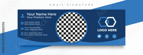 business email signature card template with digital profile growth your businesses 