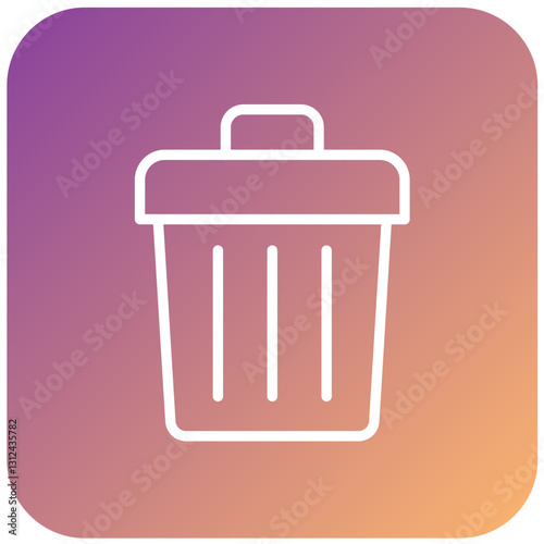 Vector Design Trash Icon Style