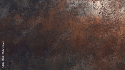 Exploring the intricacies of a raw steel metal texture with a brushed surface and subtle scratches