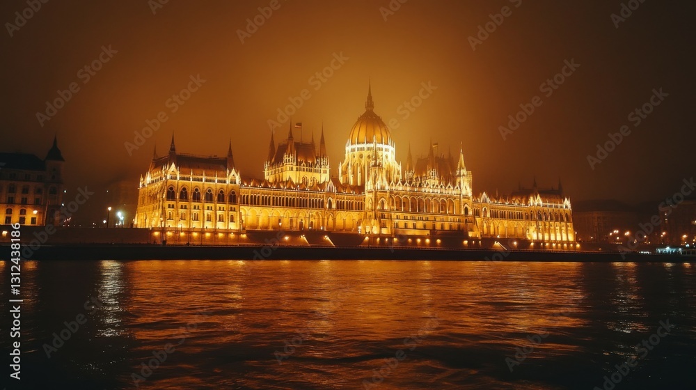 Obraz premium I love Budapest. Parliament building in Budapest. Travel to Hungary. Travel to Budapest.