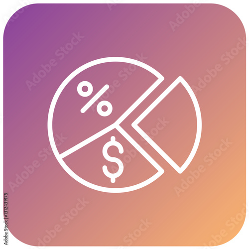 Dividends Vector Design Icon Style