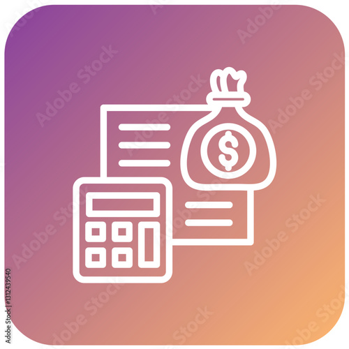 Expense Vector Design Icon Style
