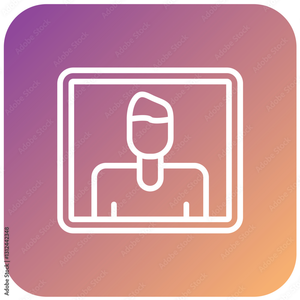 Profile Picture Vector Design Icon Style Profile Picture Vector Design Icon Style