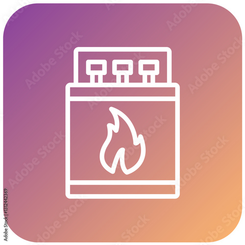 Matchbox Vector Design Icon Style