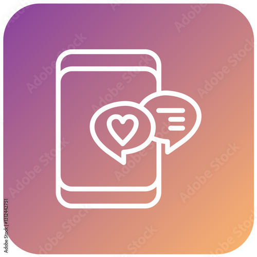 Love Confession Vector Design Icon Style