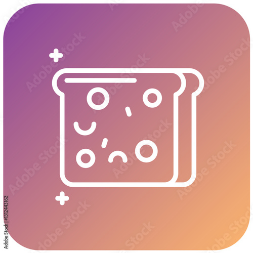 Whole Wheat Bread Vector Design Icon Style