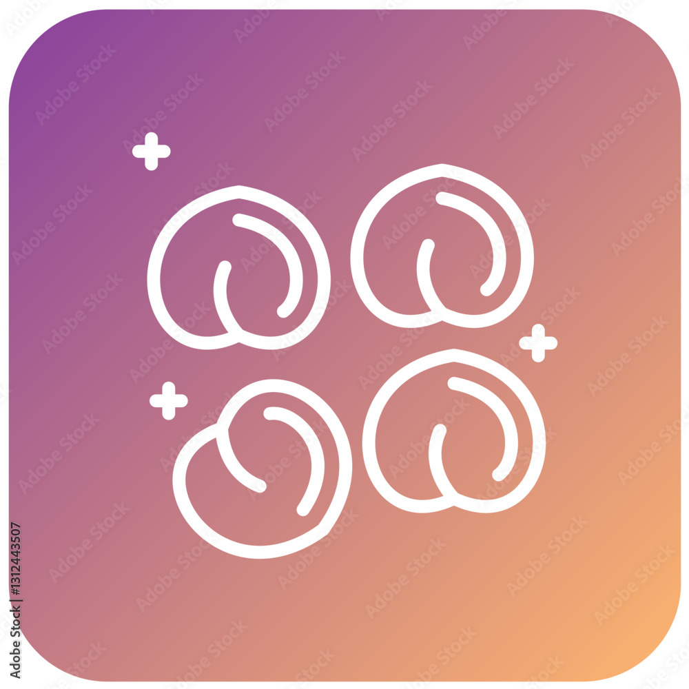 Obraz premium Chickpeas Vector Design Icon Style