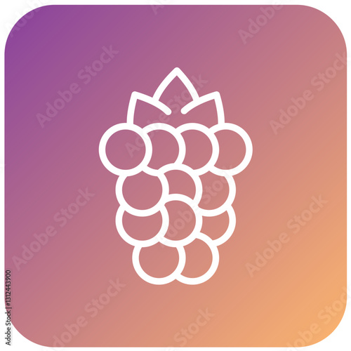 Raspberries Vector Design Icon Style
