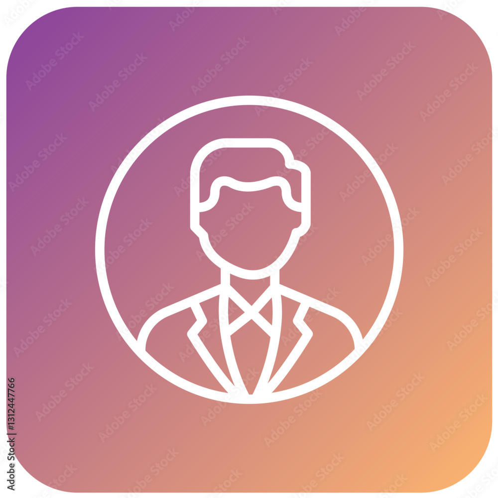 Vector Design Profile Icon Style Vector Design Profile Icon Style