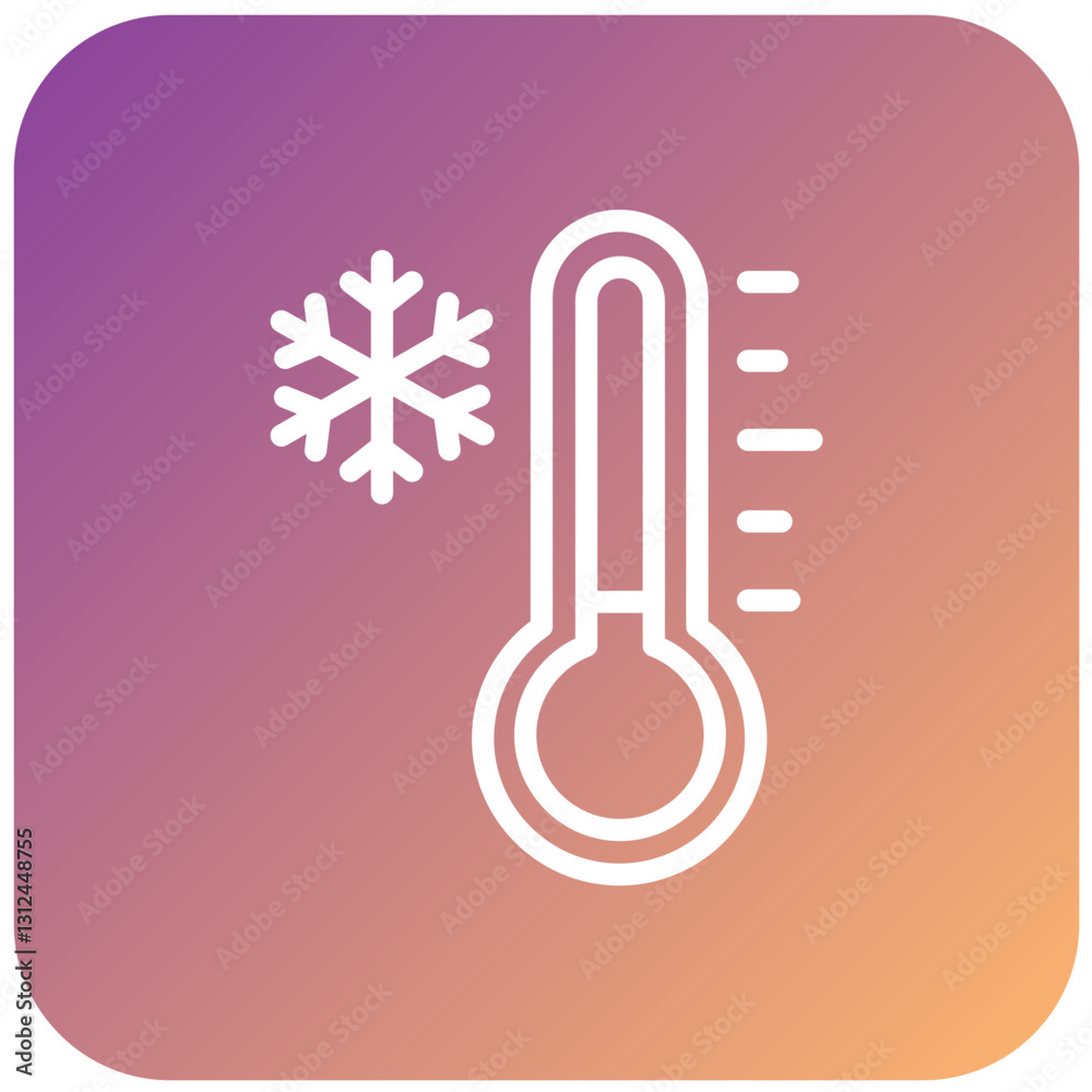 Vector Design Cold Icon Style Vector Design Cold Icon Style