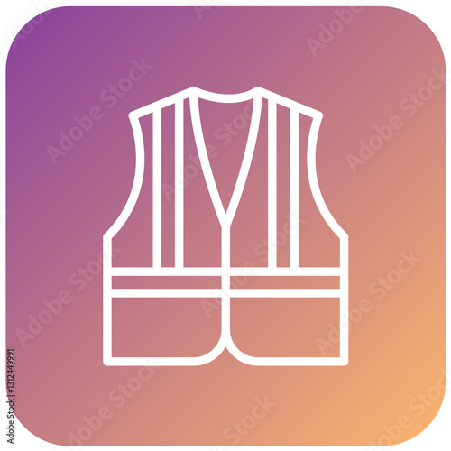 Vector Design Vest Icon Style