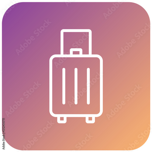 Vector Design Luggage Icon Style