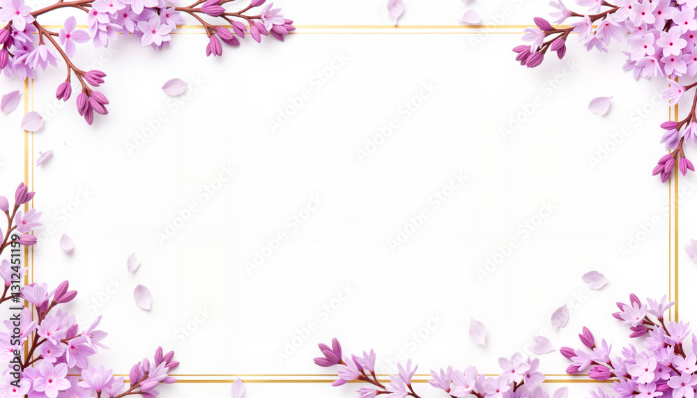 Elegant wedding invitation background with delicate flowers, refined design Elegant wedding invitation background with delicate flowers, refined design