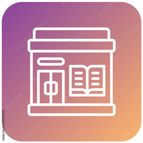 Vector Design Book Fair Icon Style