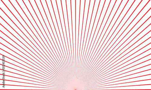 abstract trendy red thin line sunburst pattern art perfect for background.