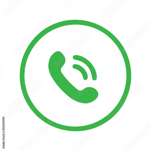 Phone Call vector icon design 