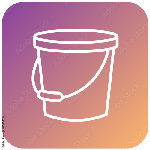 Vector Design Pail Icon Style