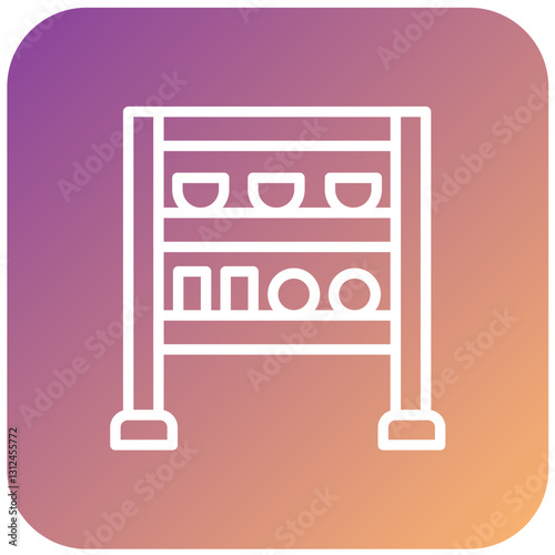 Vector Design Rack Icon Style