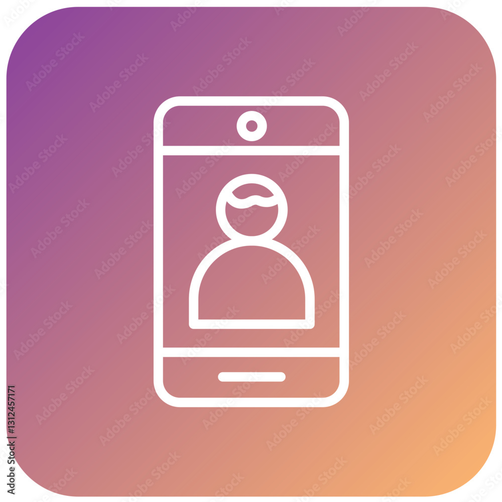Vector Design Front Camera Icon Style Vector Design Front Camera Icon Style