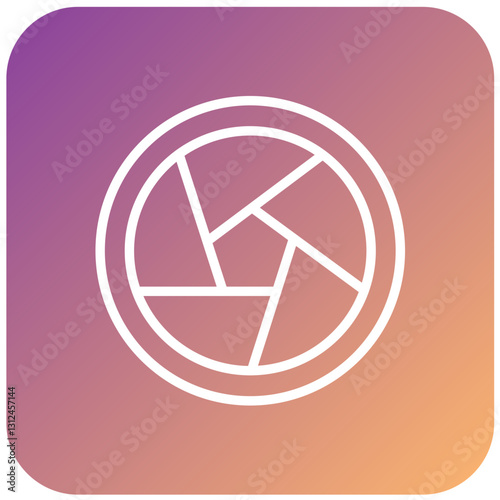 Vector Design Diaphragm Icon Style