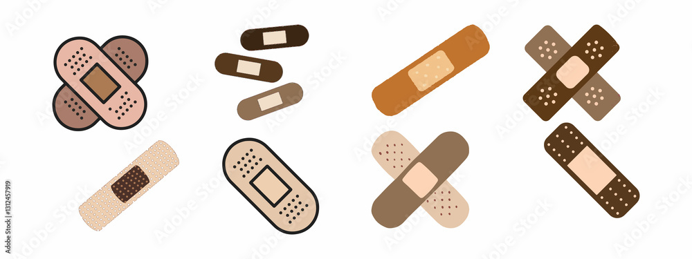 plaster vector icon for web sites plaster vector icon for web sites