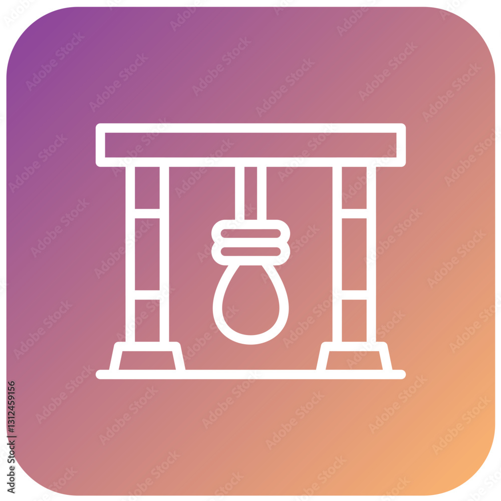 Vector Design Gibbet Icon Style Vector Design Gibbet Icon Style