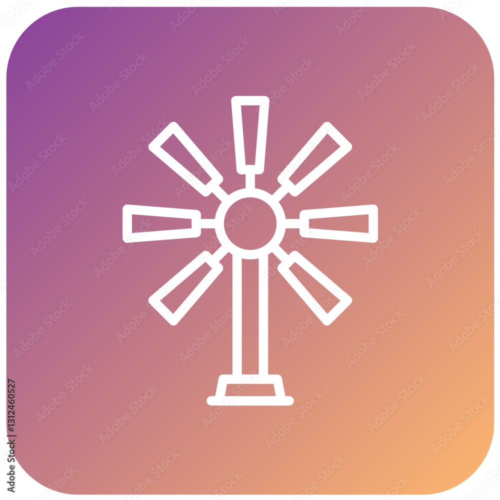 Vector Design Windmill Icon Style Vector Design Windmill Icon Style