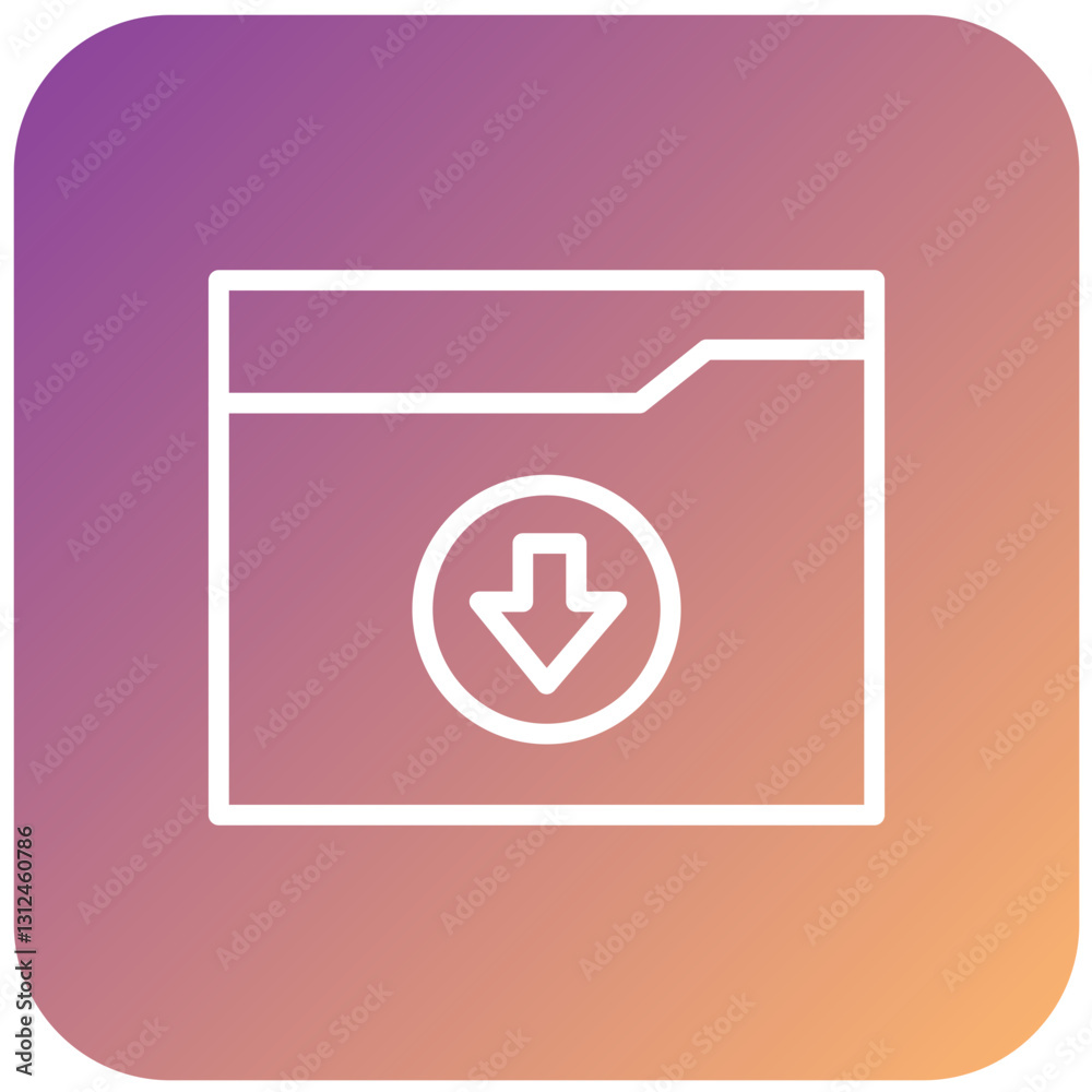 Vector Design Download Icon Style Vector Design Download Icon Style