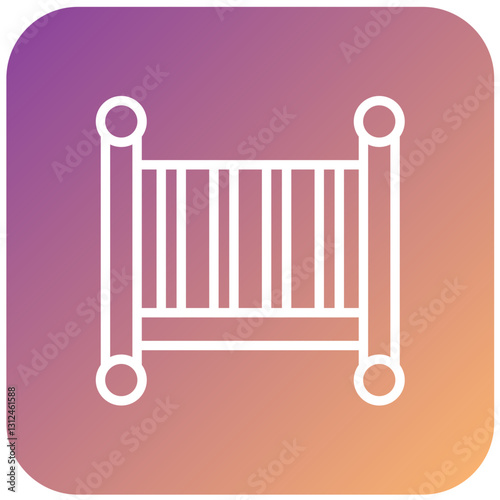 Vector Design Crib Icon Style
