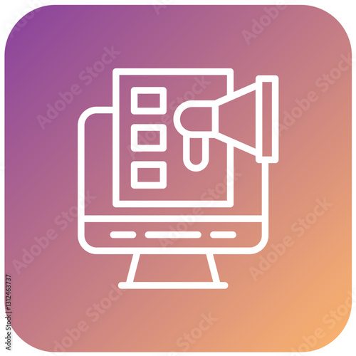 Vector Design Digital Marketing Icon Style