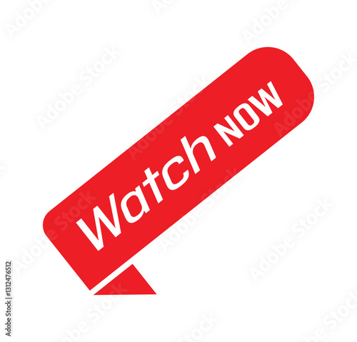 watch now text information sign	