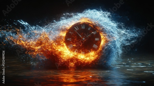 Time's fiery end