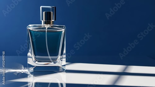 Elegant perfume for men advertisement. 4k. Video. Slow Motion. Dynamic. Movement.