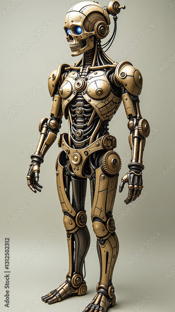 gears pipes combine intricate designs recreate human form steampunk gears pipes combine intricate designs recreate human form steampunk