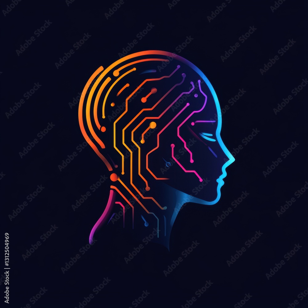 Obraz premium Brand logos enhancing with ai identity