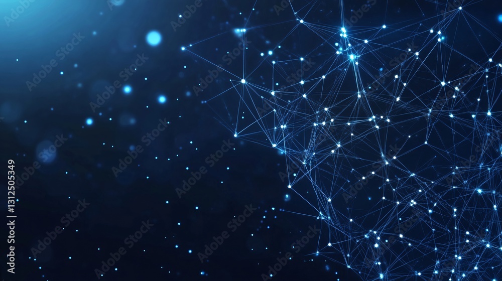 Dark Blue Gradient Background with Interconnected Design Elements Dark Blue Gradient Background with Interconnected Design Elements